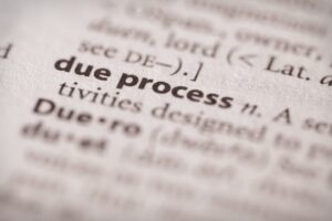 due process