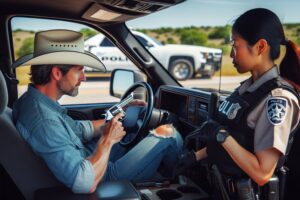 firearms at traffic stop