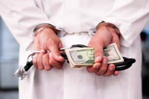 MedicalMalpracticeAndMedicineFraudHealthcarePhysicianInHandcuffs