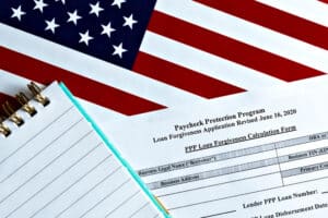 Close-upOfPaycheckProtectionProgramLoanForgivenessApplicationFormRevised