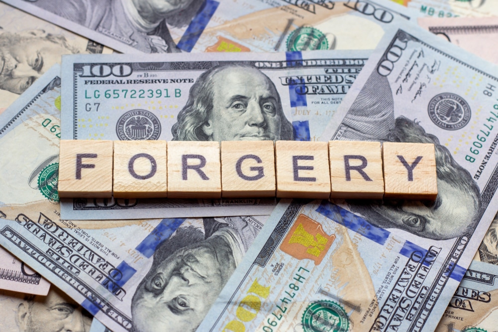 TheWordForgeryOnDollarUsaBackground TheWordForgeryOnDollarUsaBackground