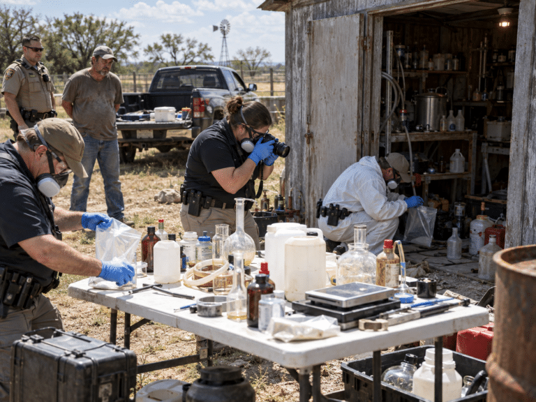 Can You Be Charged With a Felony in Texas for Possessing Chemicals Used to Manufacture Methamphetamines in Texas