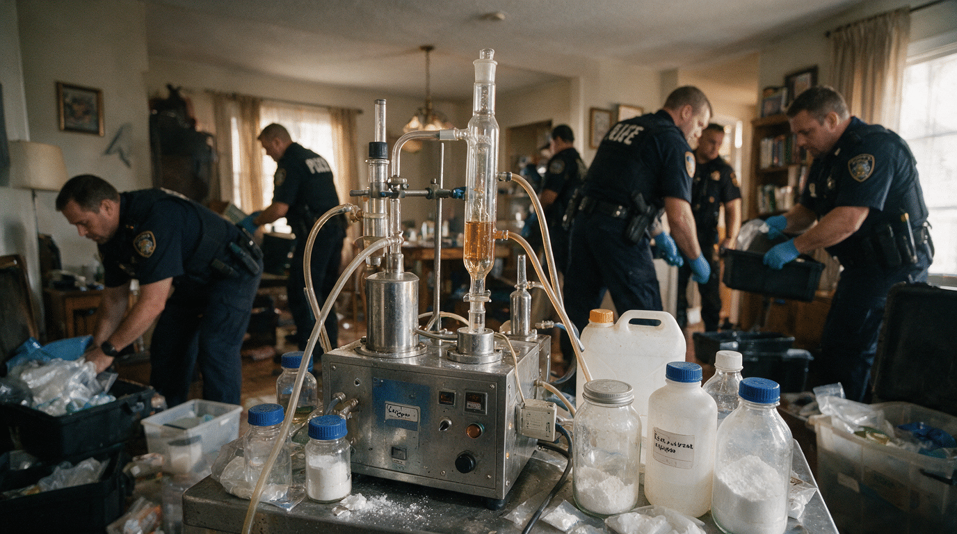 What Happens If Police Find Drug Manufacturing Equipment or Chemical Precursors in Your Home in Galveston What Happens If Police Find Drug Manufacturing Equipment or Chemical Precursors in Your Home in Galveston